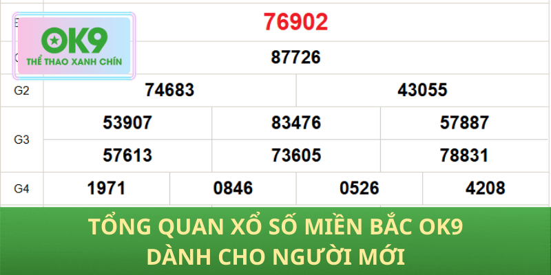 Tổng quan xổ số miền bắc OK9 dành cho người mới