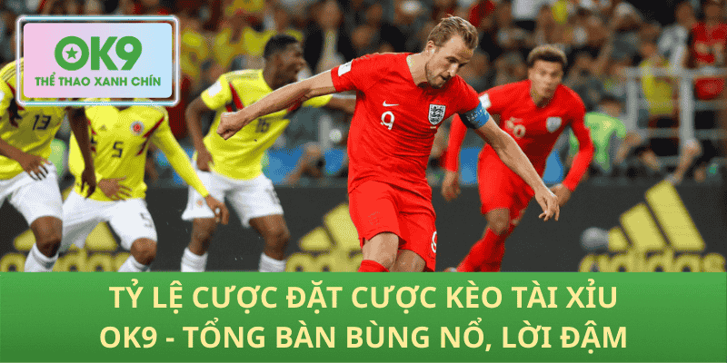 Tỷ lệ cược Đặt cược Kèo Tài Xỉu OK9 - Tổng bàn bùng nổ, lời đậm